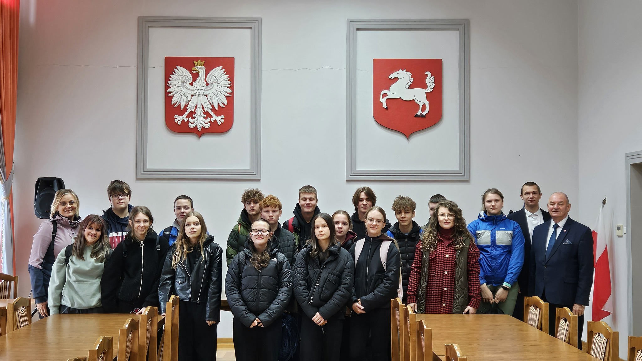 Młodzież z Sawina z wizytą w Wojsławicach